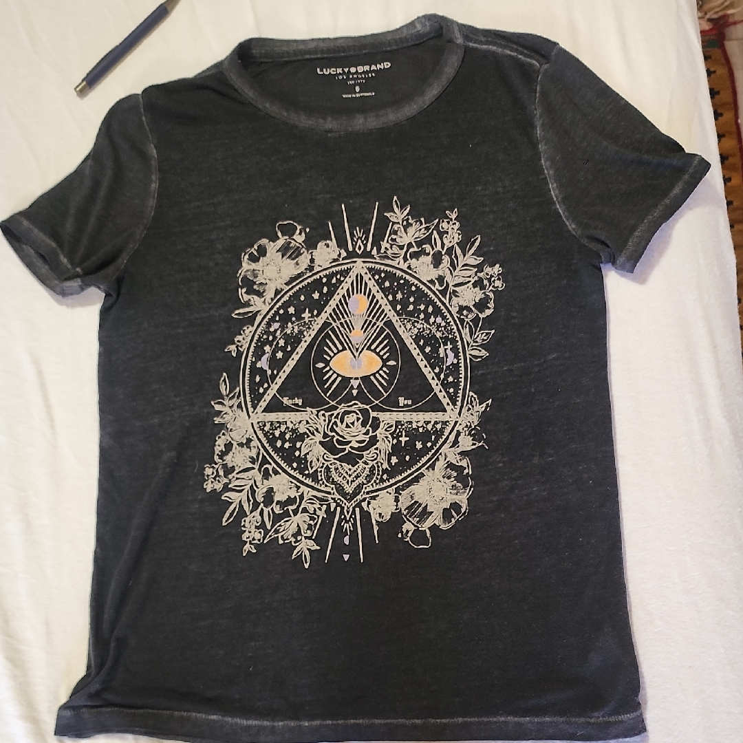 Lucky Brand Charcoal Graphic Tee